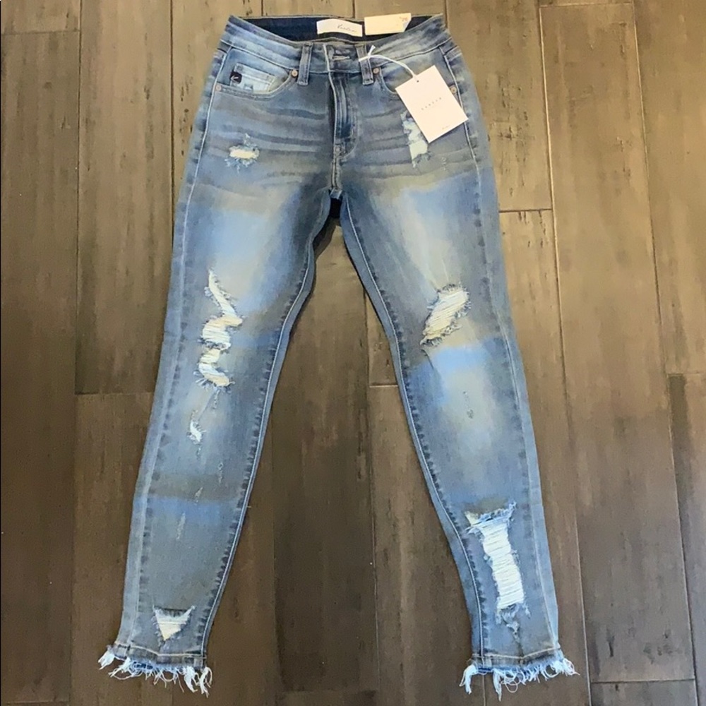 Kancan mid rise ankle skinny jean 26/5